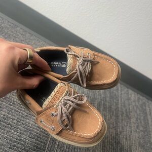 Sperry Kids Brown Moccasins